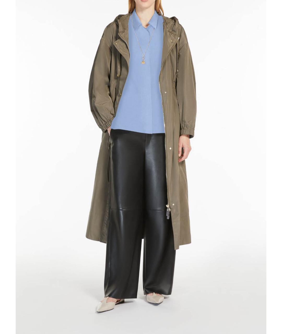 MAX MARA Коричневая парка, фото 2