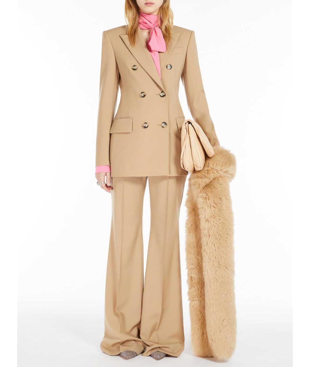 SPORTMAX Розовая шелковая блузы, фото 2