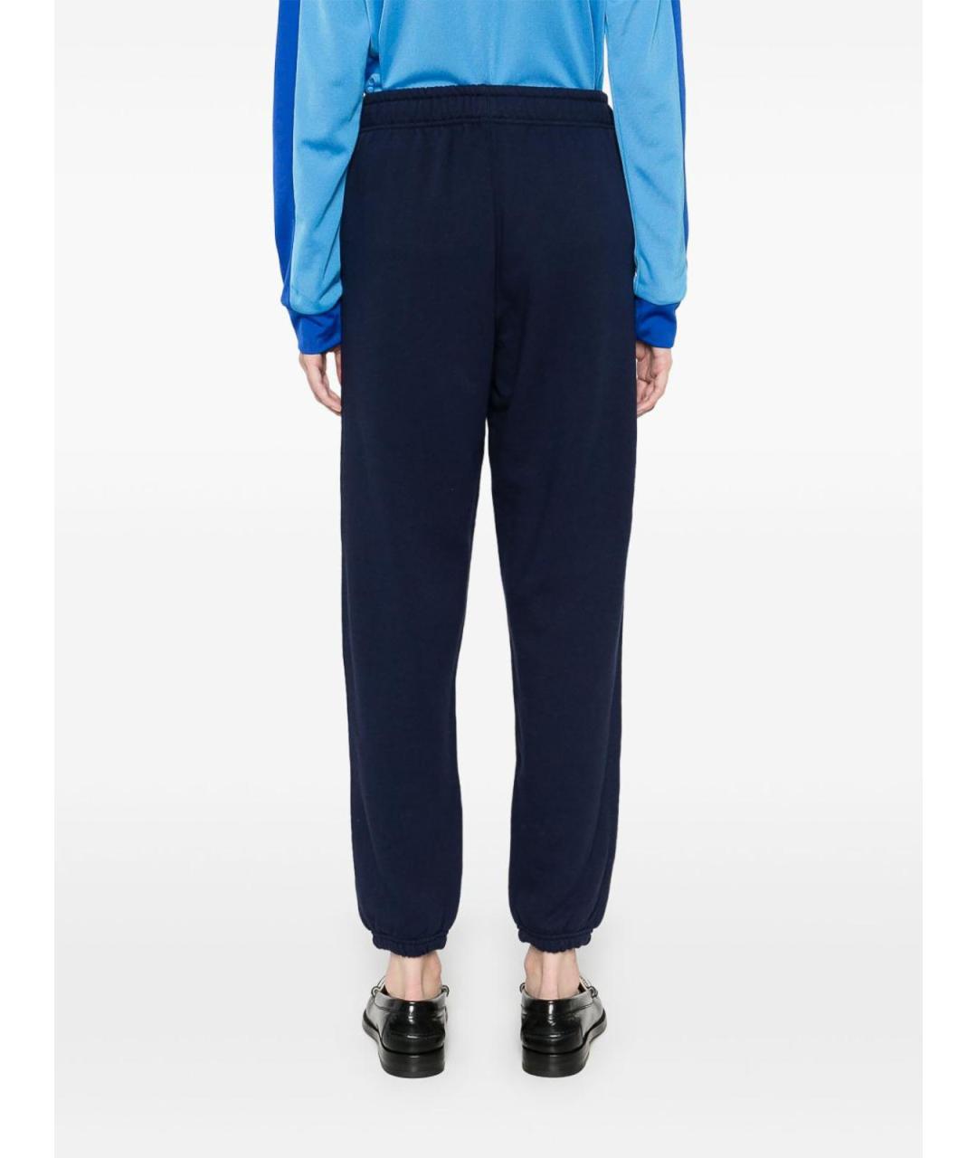 POLO RALPH LAUREN Синие полиэстеровые брюки широкие, фото 2