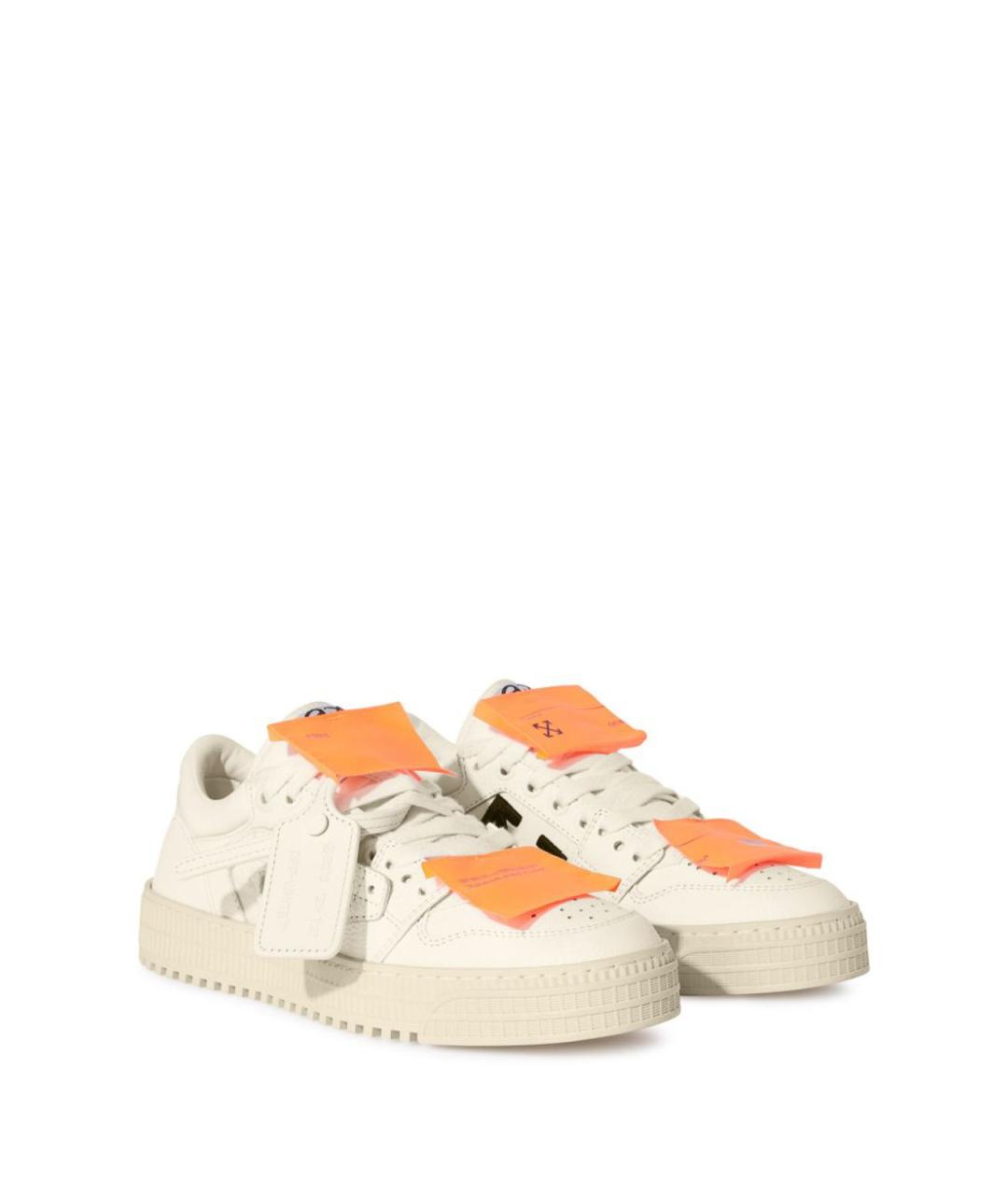 OFF-WHITE Белые резиновые кроссовки, фото 3