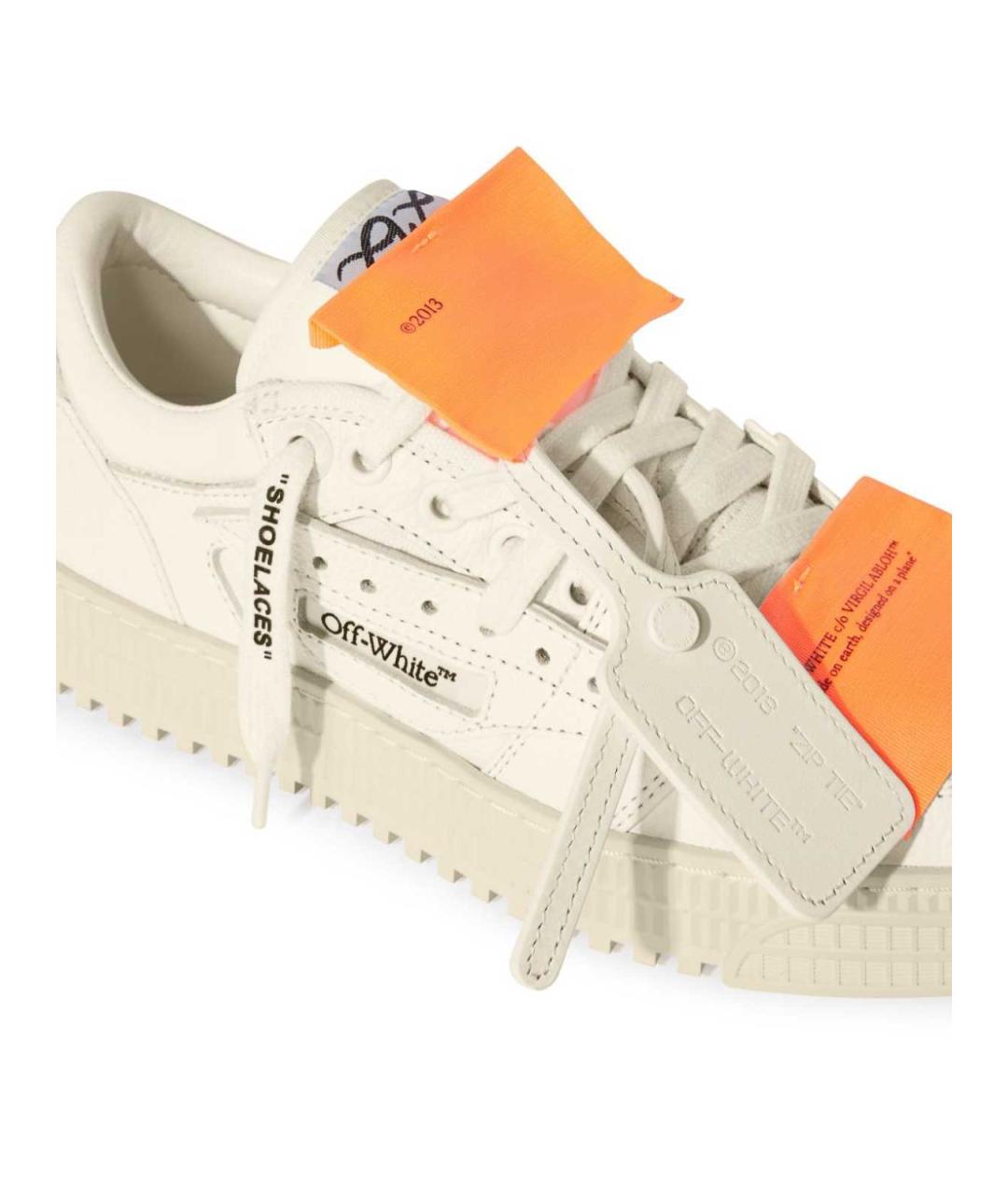 OFF-WHITE Белые резиновые кроссовки, фото 6