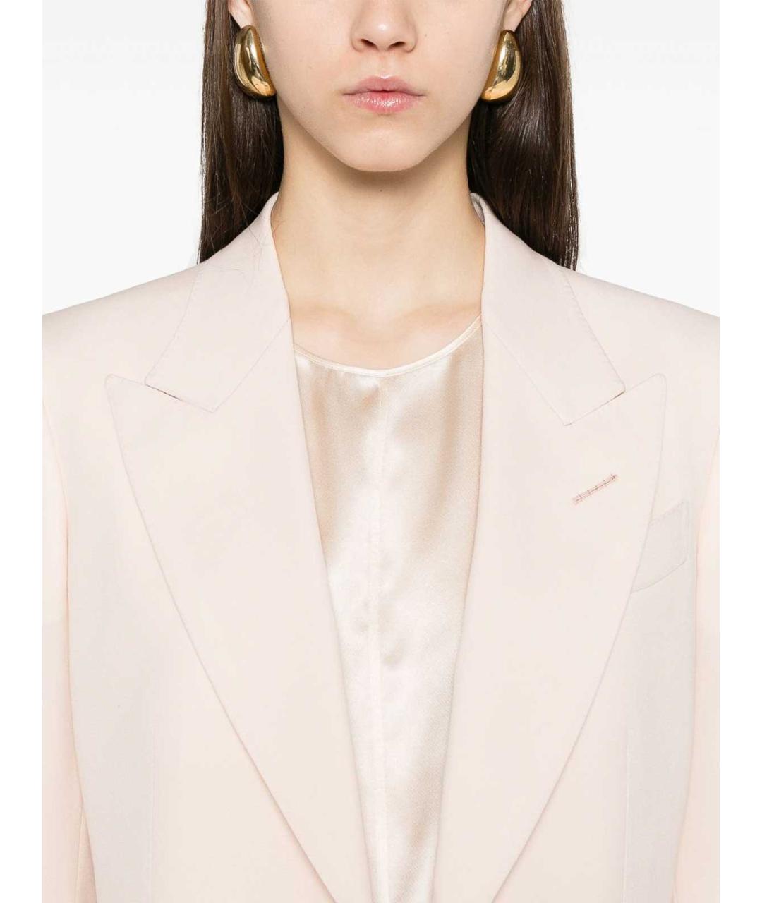 TOM FORD Розовый шерстяной жакет/пиджак, фото 2
