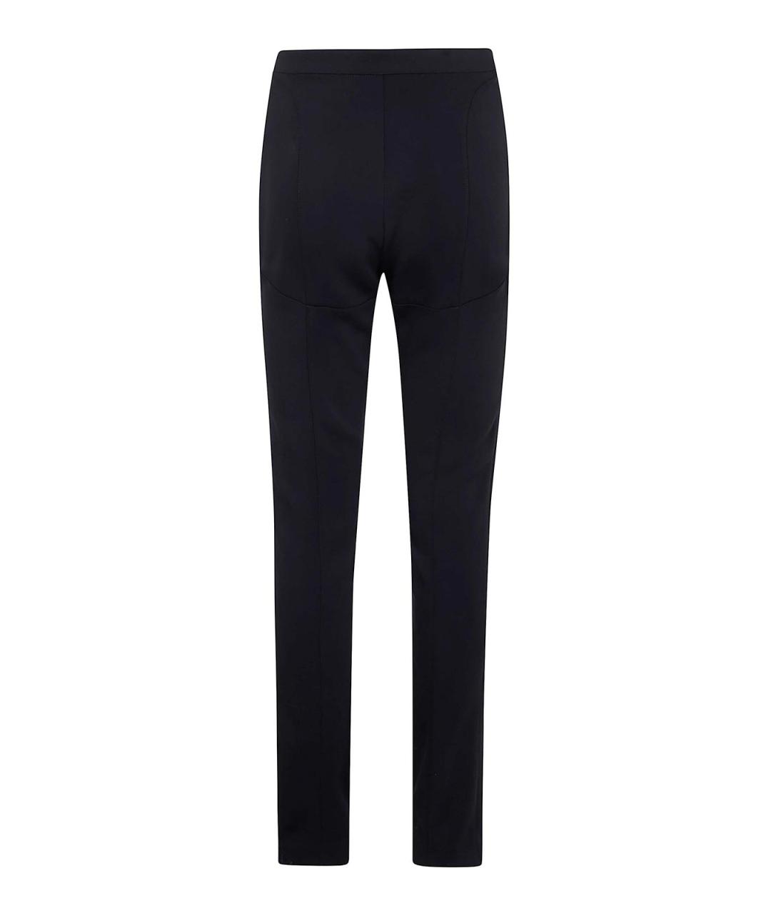 MUGLER Черные вискозные брюки узкие, фото 2