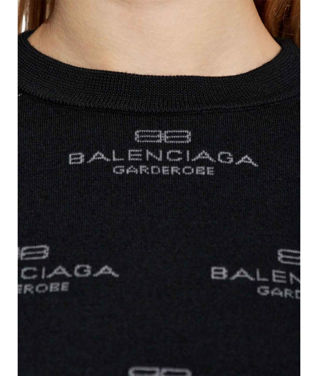 BALENCIAGA Черный джемпер / свитер, фото 5