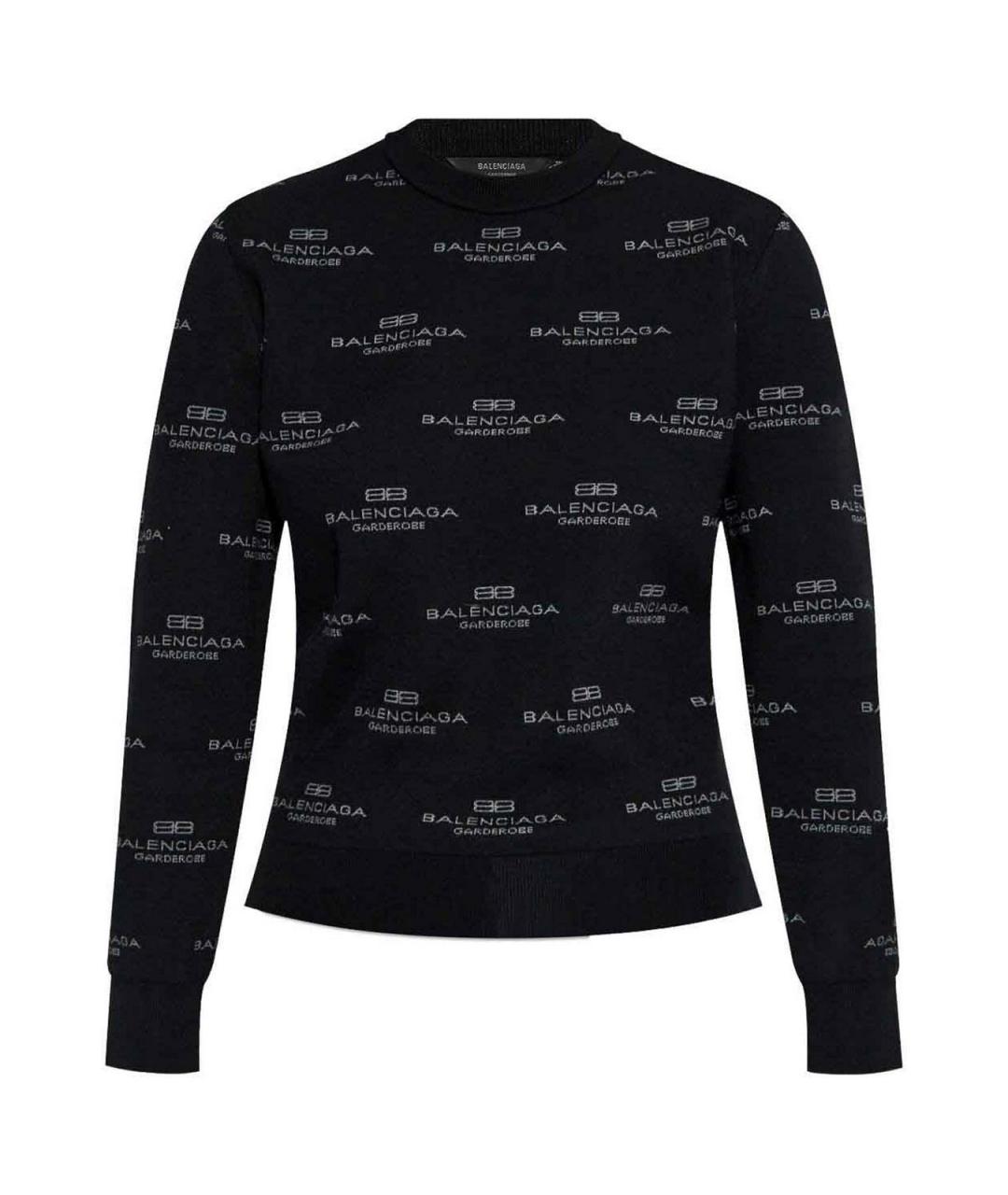 BALENCIAGA Черный джемпер / свитер, фото 1