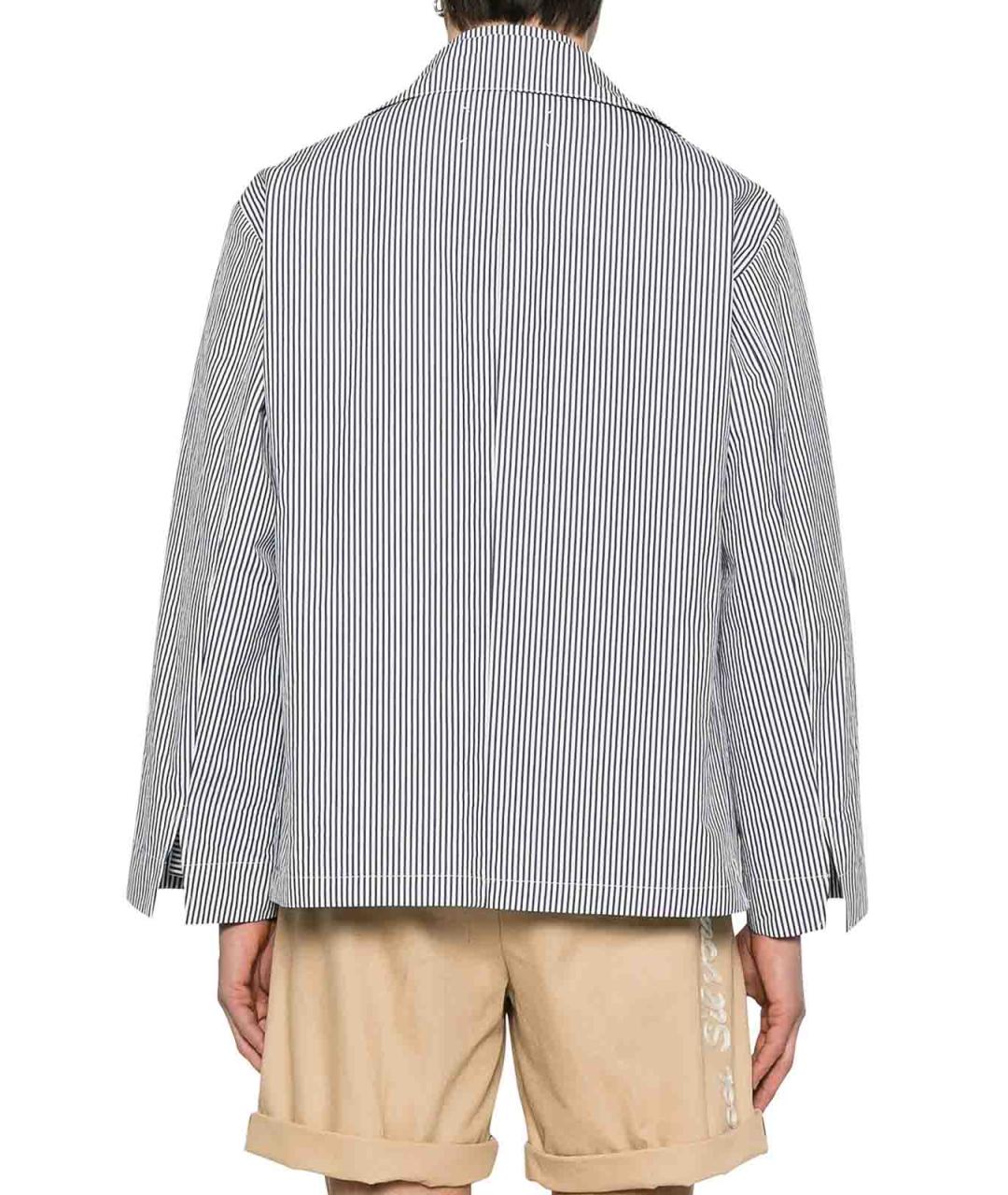 MAISON MARGIELA Синяя хлопковая куртка, фото 4