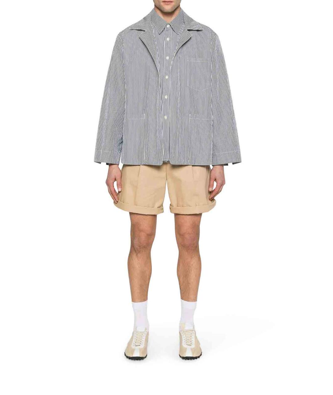 MAISON MARGIELA Синяя хлопковая куртка, фото 2