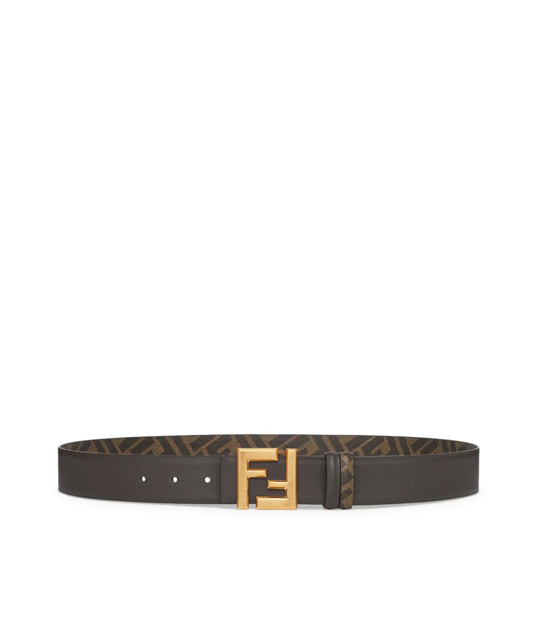 FENDI Коричневый ремень, фото 1