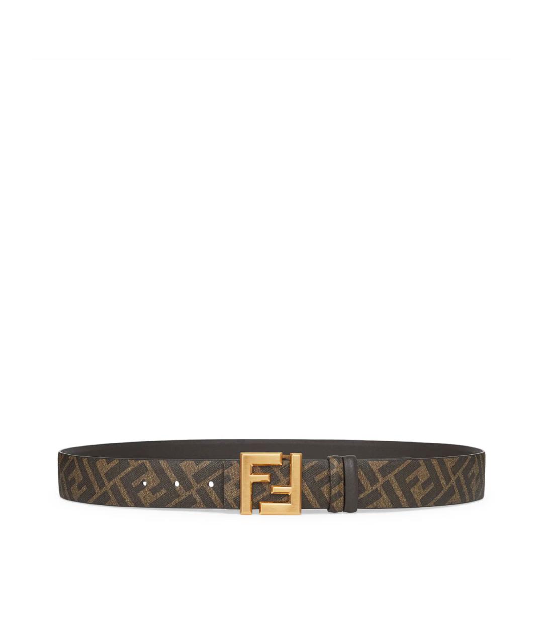 FENDI Коричневый ремень, фото 2