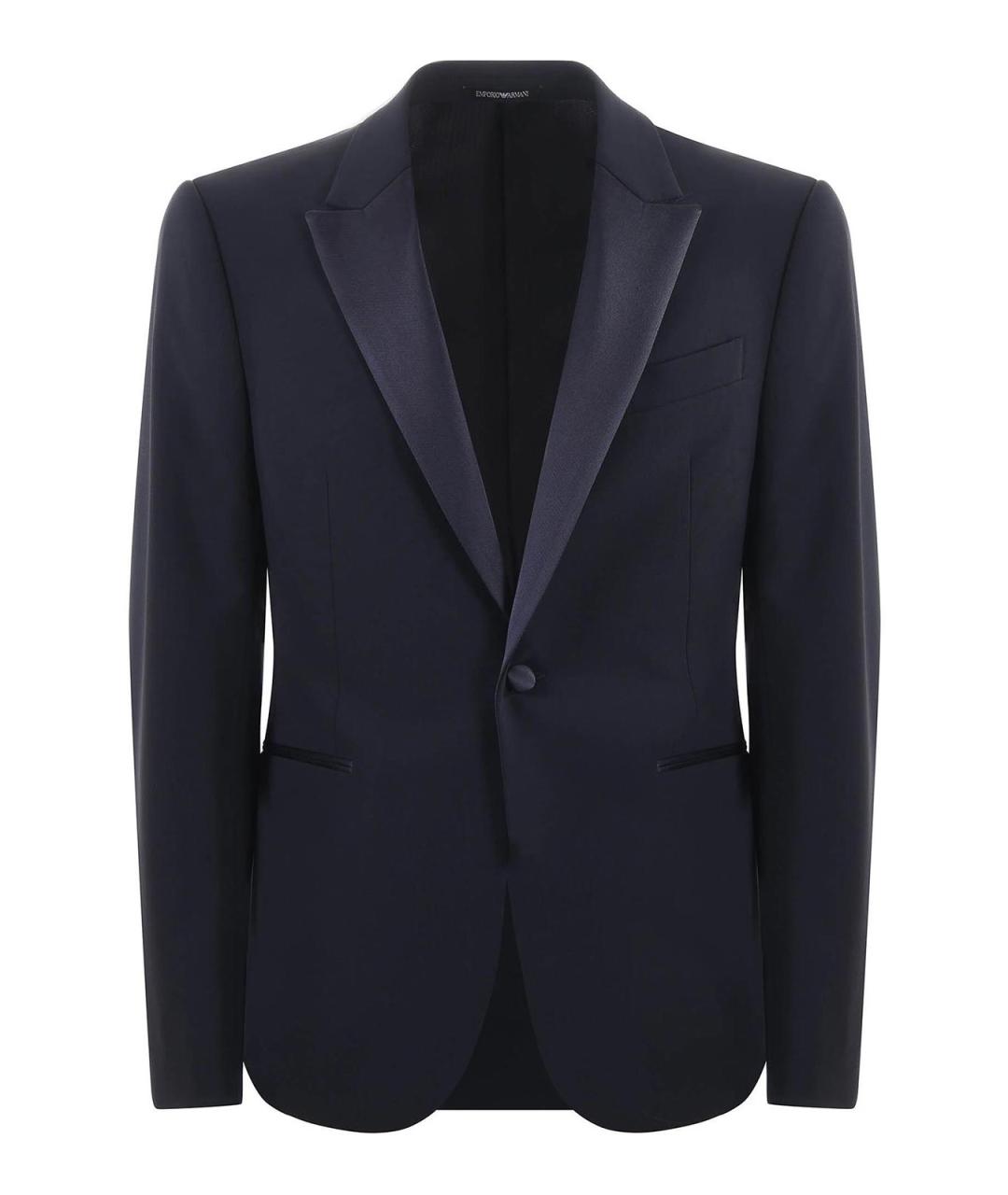 EMPORIO ARMANI Синий классический костюм, фото 2