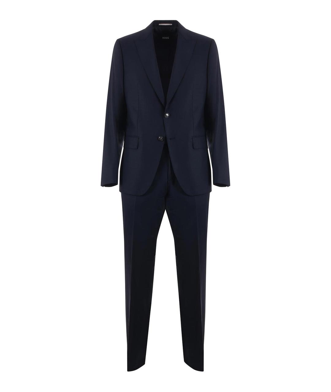 HUGO BOSS Синий классический костюм, фото 1