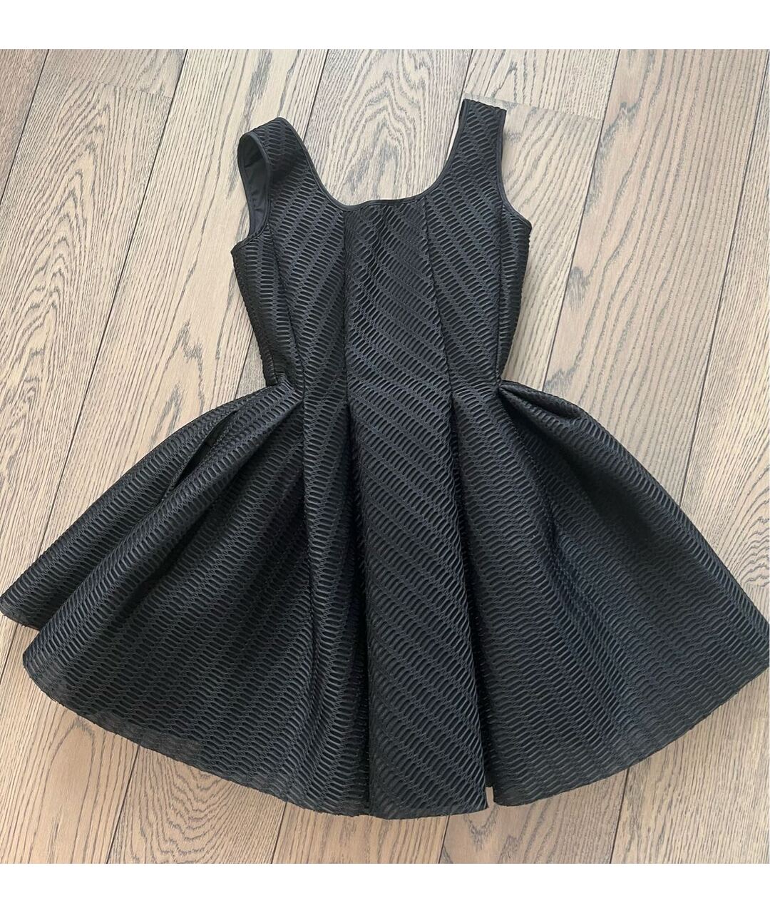 MAJE Черное полиэстеровое коктейльное платье, фото 2