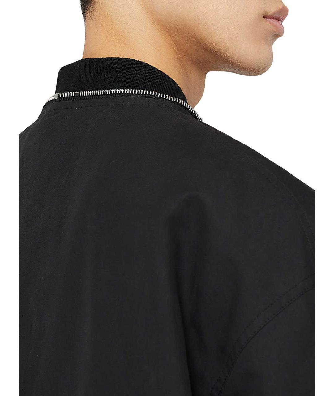 JIL SANDER Черная хлопковая куртка, фото 4