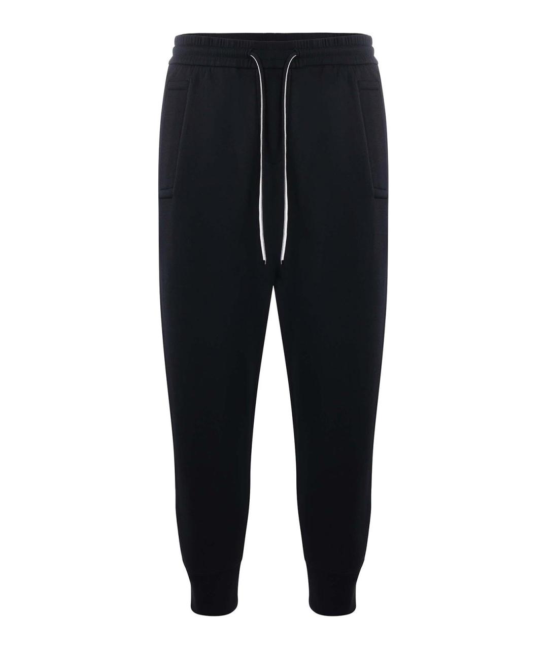 EMPORIO ARMANI Синие полиэстеровые повседневные брюки, фото 1