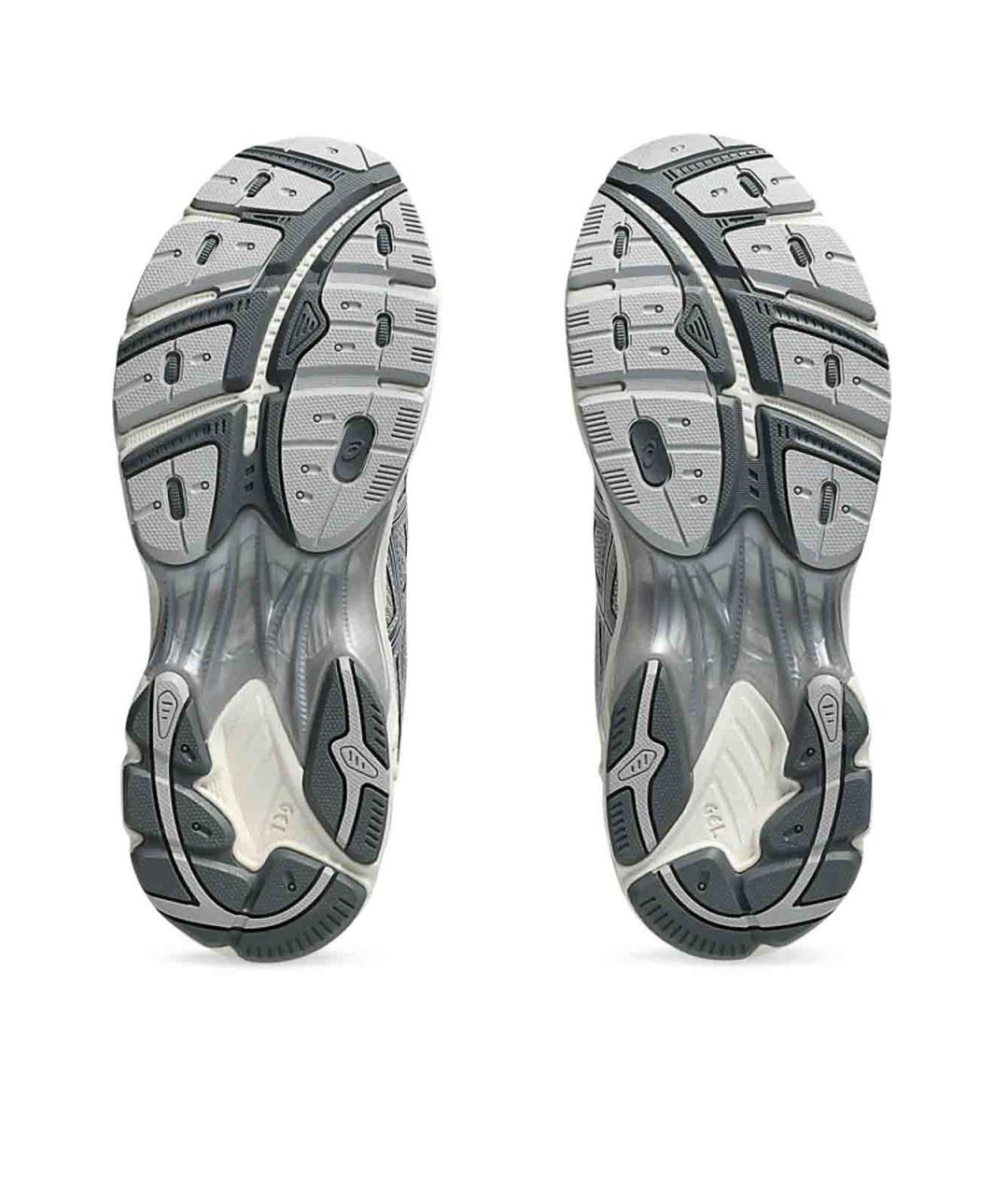 ASICS Серые кожаные кроссовки, фото 7