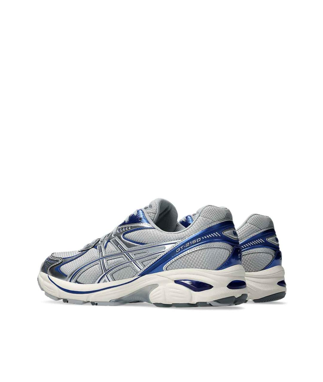 ASICS Серые кожаные кроссовки, фото 3