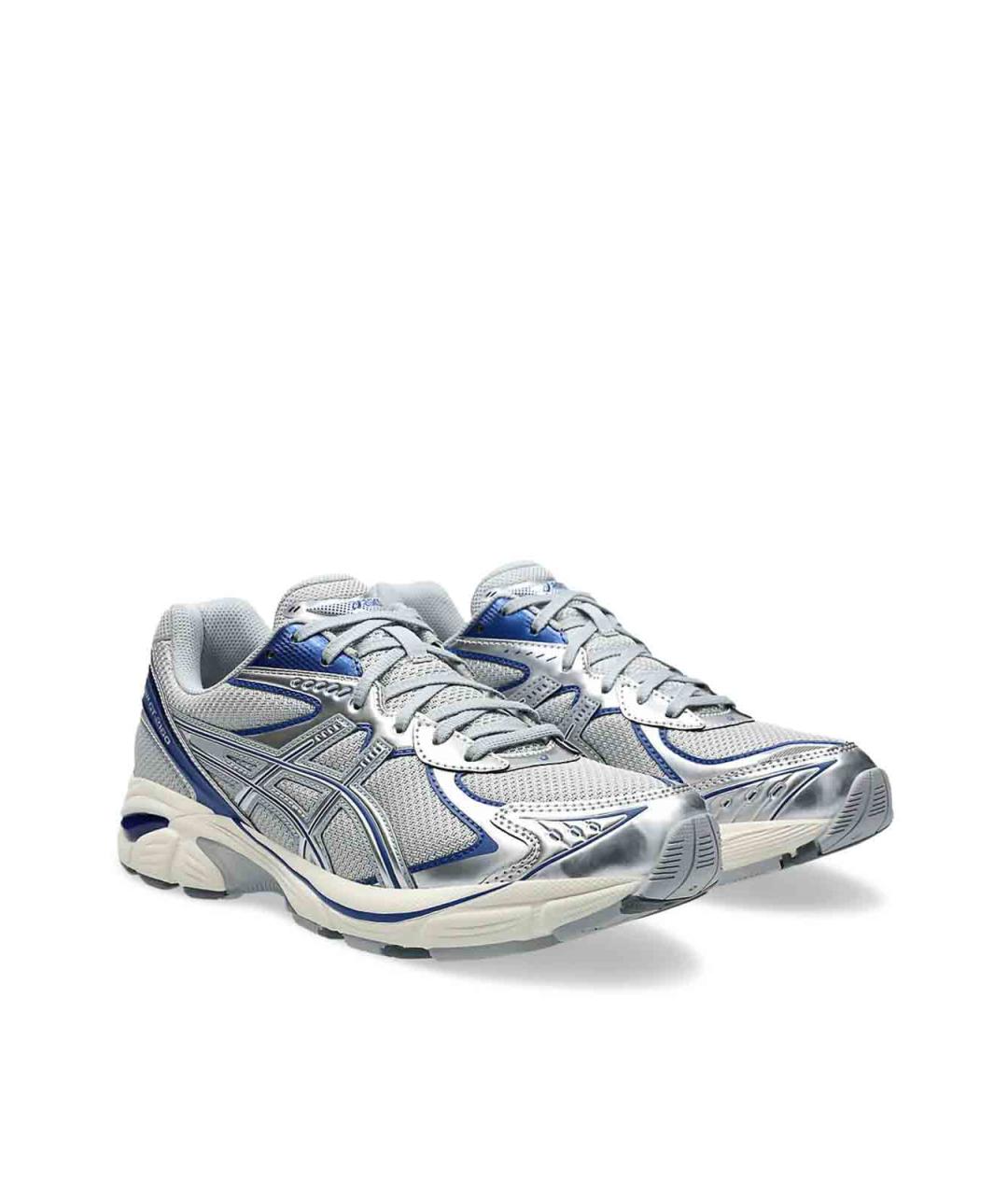 ASICS Серые кожаные кроссовки, фото 2