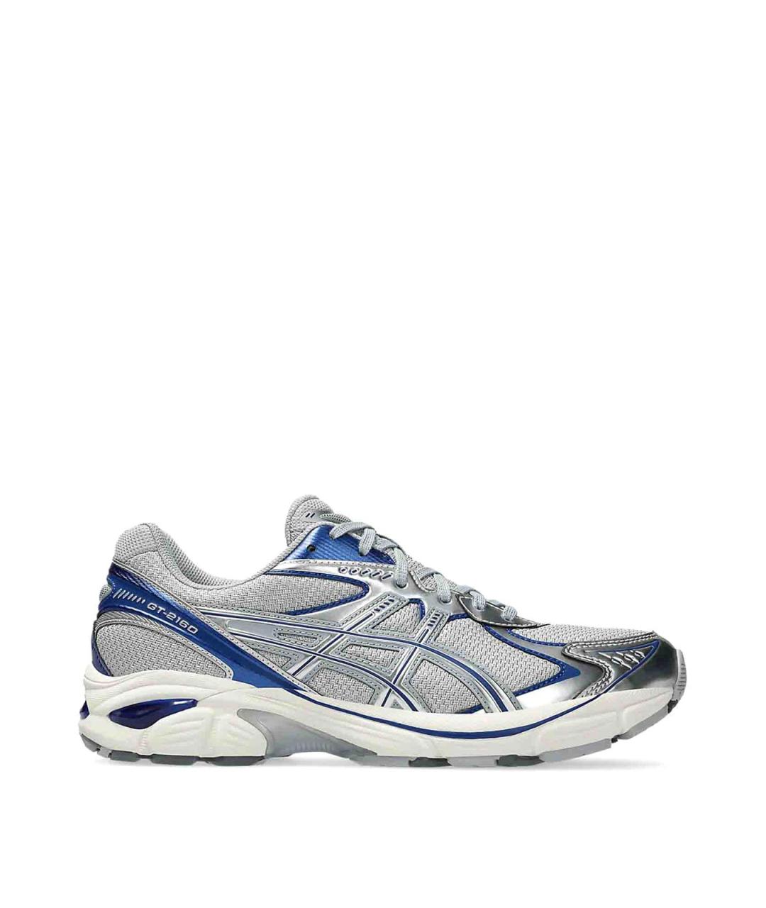 ASICS Серые кожаные кроссовки, фото 1