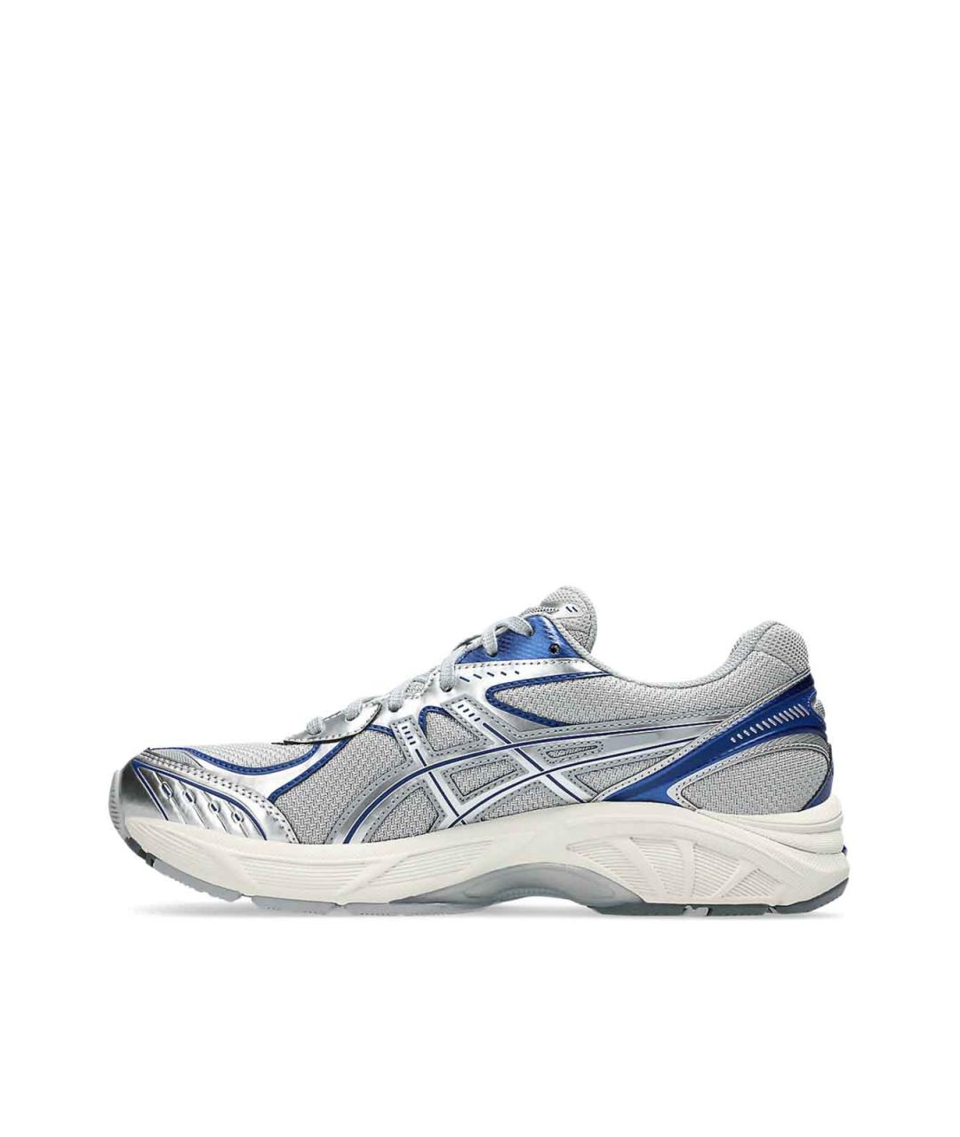 ASICS Серые кожаные кроссовки, фото 4