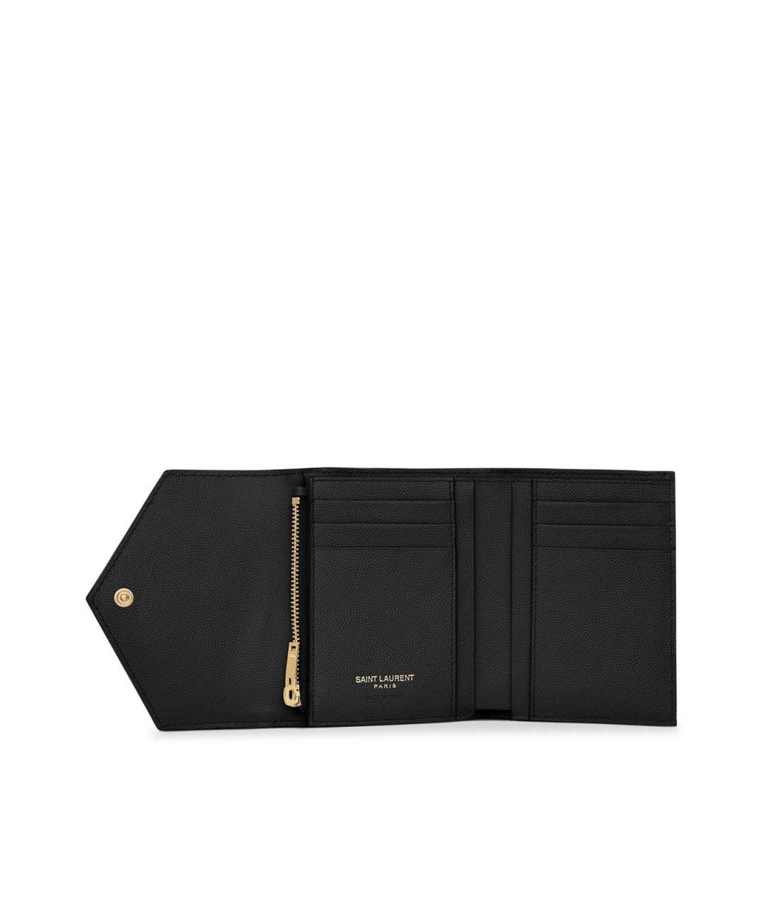 SAINT LAURENT Черный кошелек, фото 4