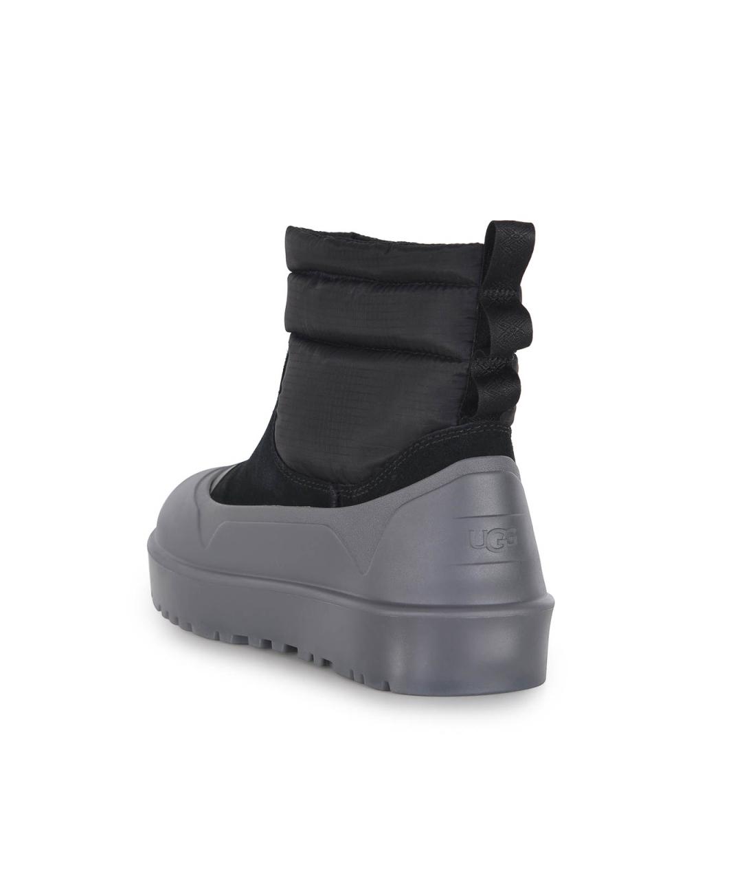 UGG Черные высокие ботинки, фото 4