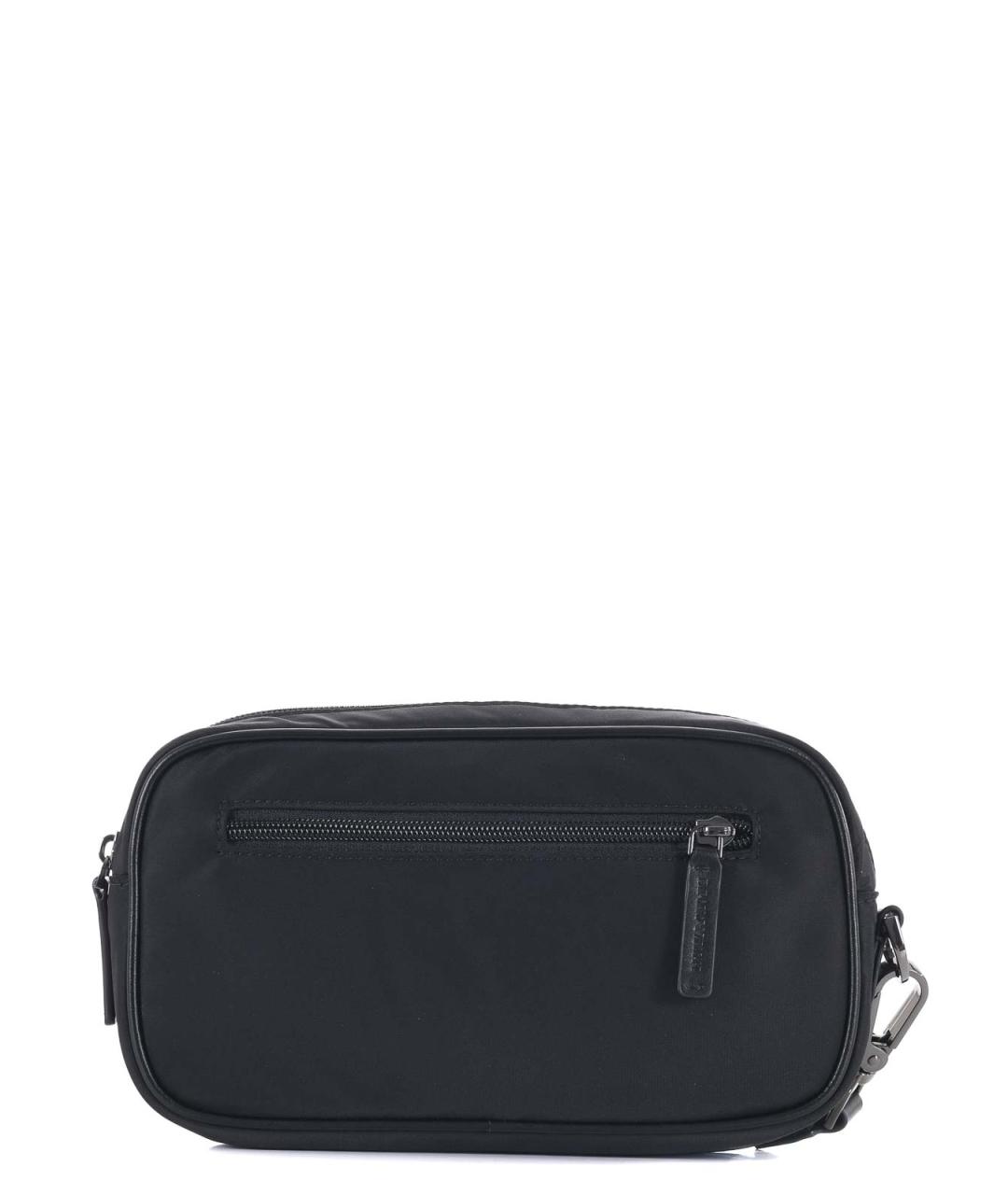 EMPORIO ARMANI Черная синтетическая барсетка, фото 2