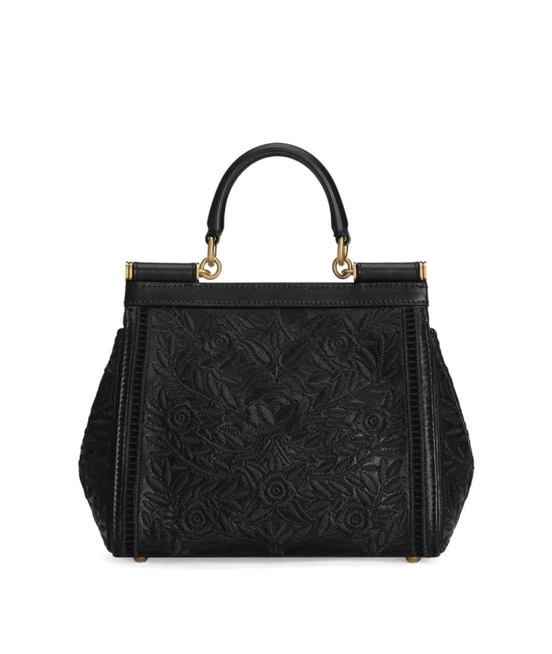 DOLCE&GABBANA Черная сумка тоут, фото 2