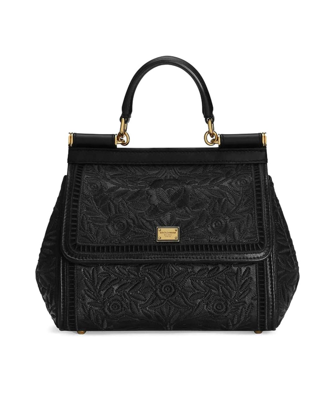 DOLCE&GABBANA Черная сумка тоут, фото 1