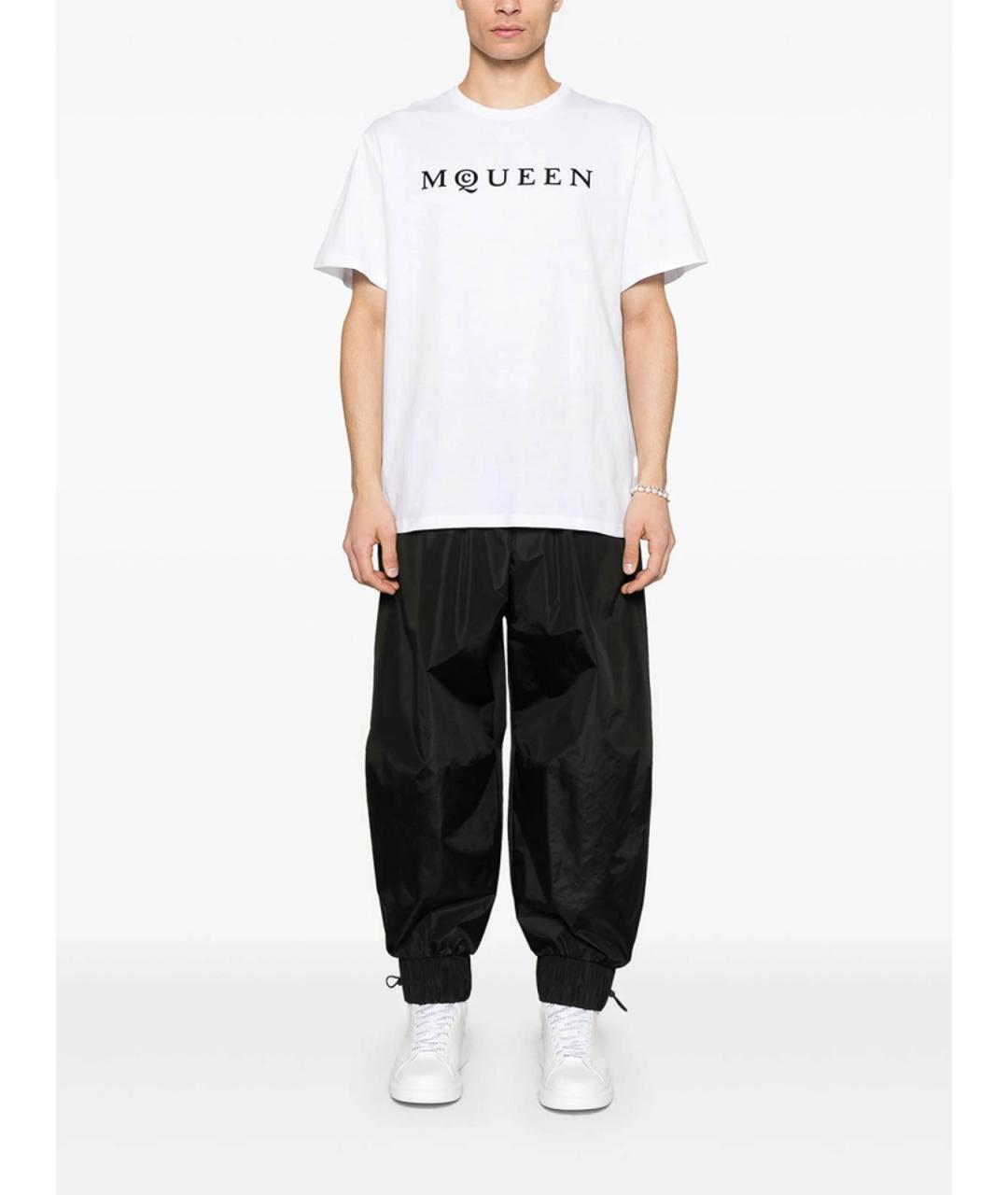 ALEXANDER MCQUEEN Белая хлопковая футболка, фото 3