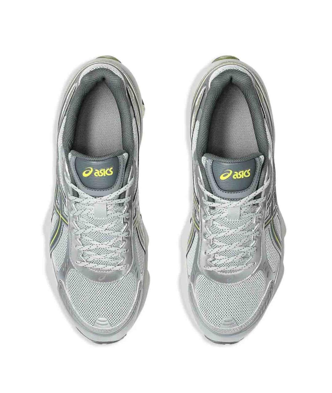 ASICS Серые кожаные низкие кроссовки / кеды, фото 3