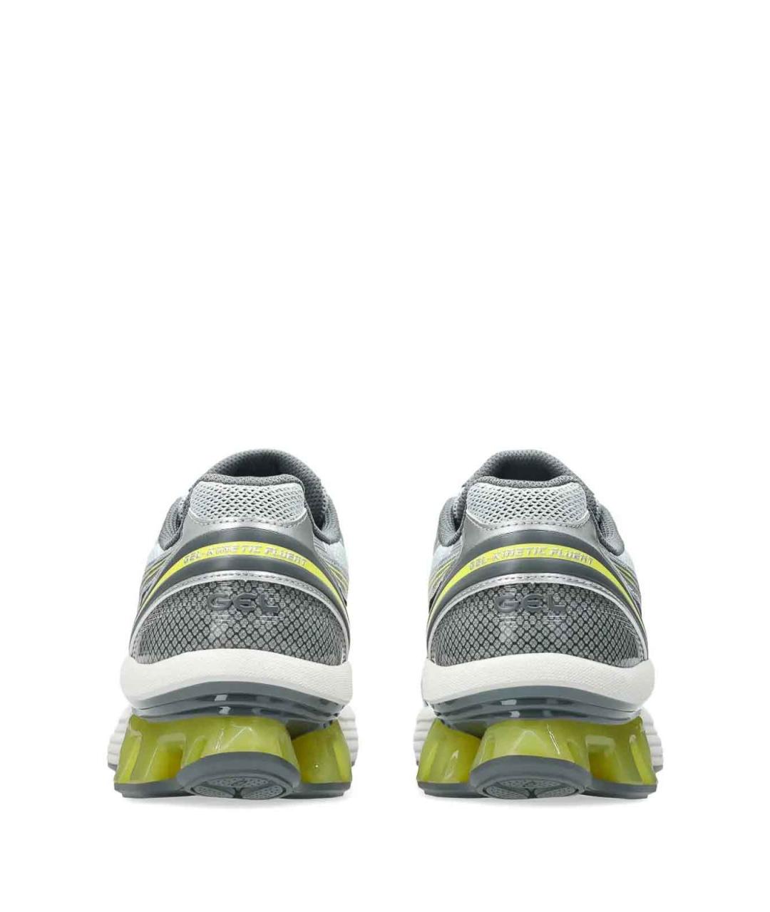 ASICS Серые кожаные низкие кроссовки / кеды, фото 2
