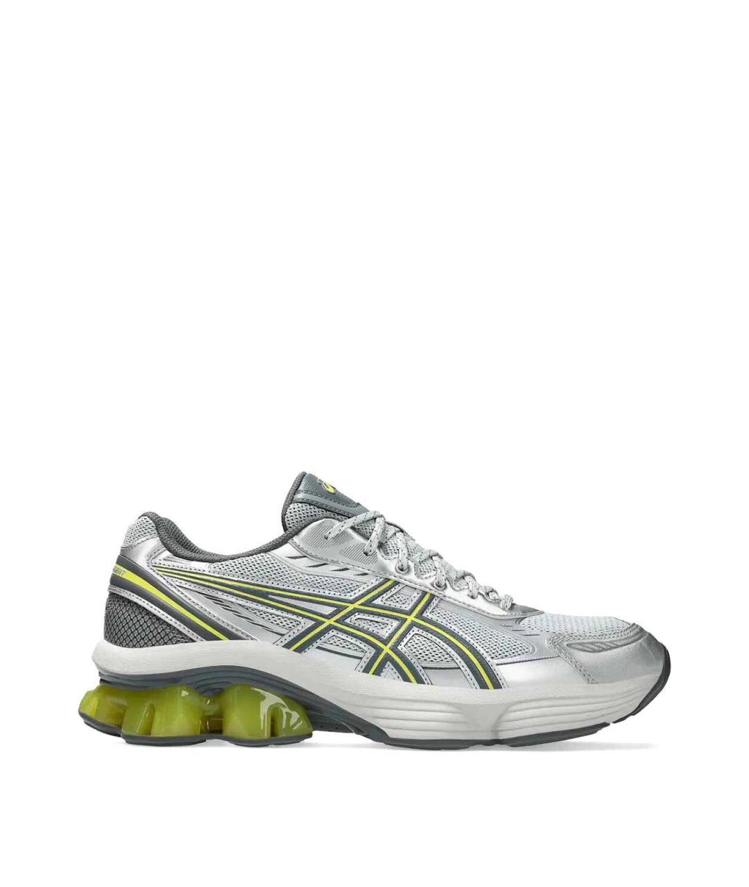 ASICS Серые кожаные низкие кроссовки / кеды, фото 1