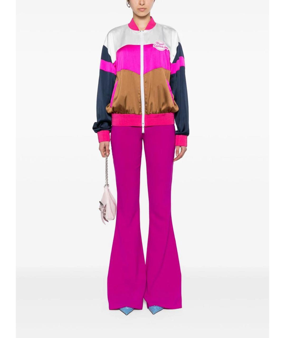 DSQUARED2 Фуксия брюки узкие, фото 5