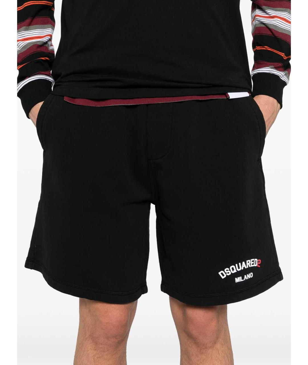 DSQUARED2 Черные шорты, фото 2