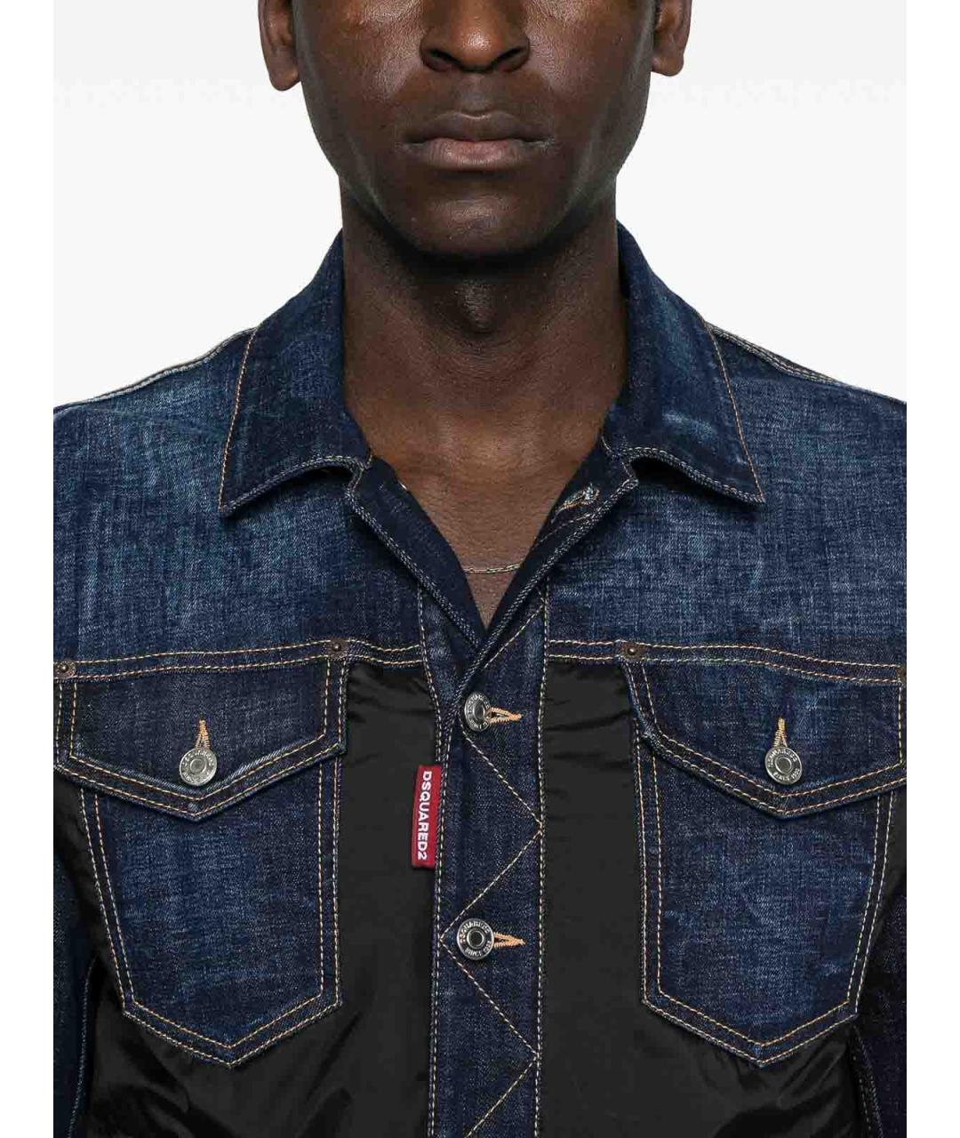 DSQUARED2 Темно-синяя куртка, фото 3