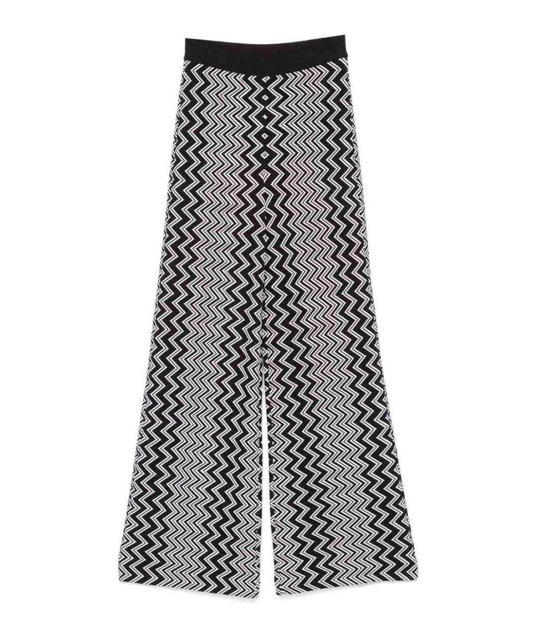 MISSONI Черные шерстяные брюки широкие, фото 1
