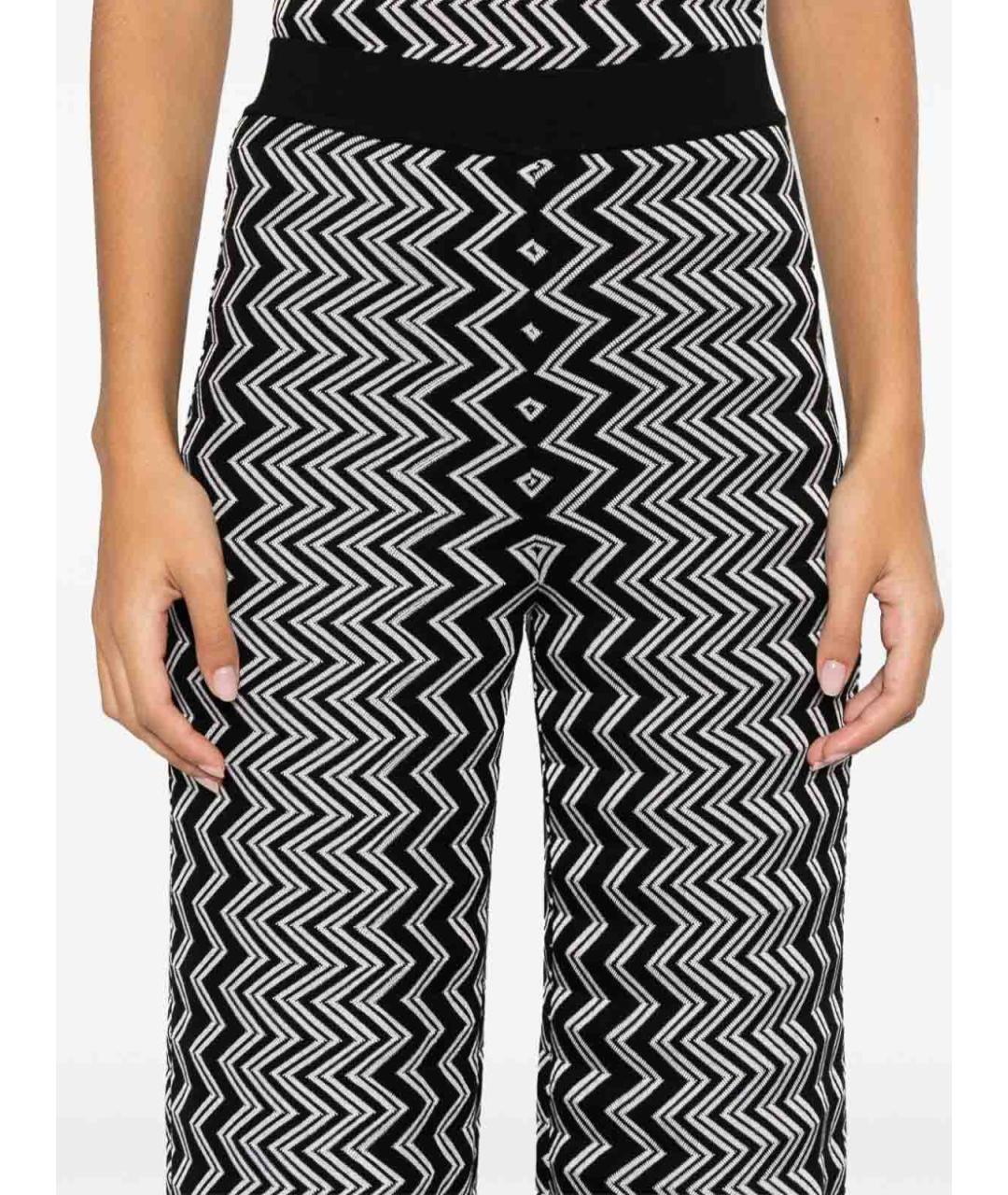MISSONI Черные шерстяные брюки широкие, фото 3
