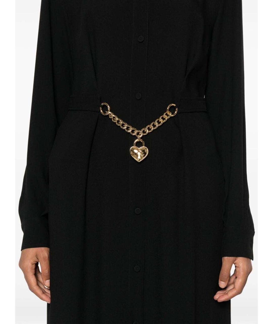 MOSCHINO Черное повседневное платье, фото 2