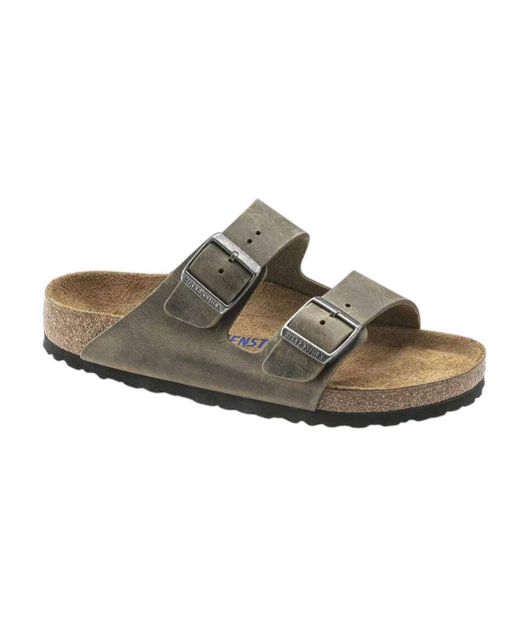 BIRKENSTOCK Зеленые замшевые сандалии, фото 2