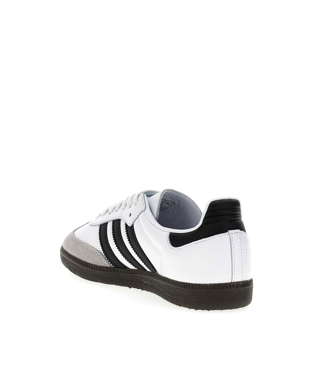 ADIDAS Белые кожаные низкие кроссовки / кеды, фото 2