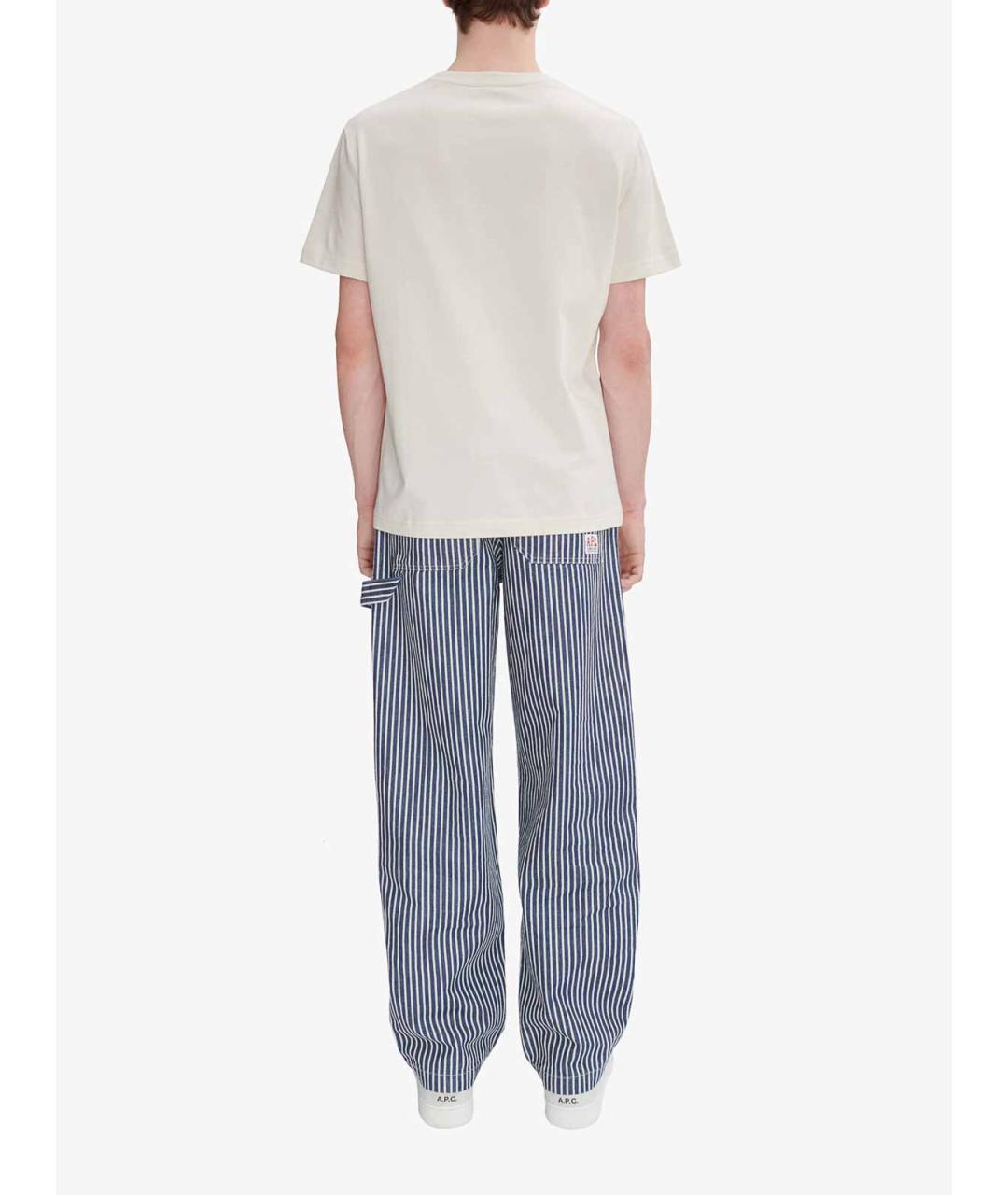 A.P.C. Бежевая хлопковая футболка, фото 3