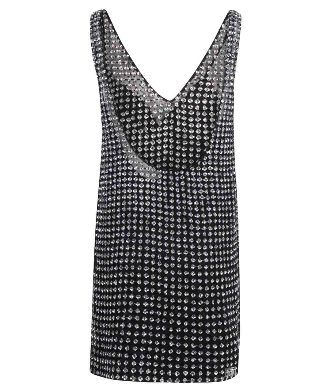 MAX MARA Черное шелковое коктейльное платье, фото 2