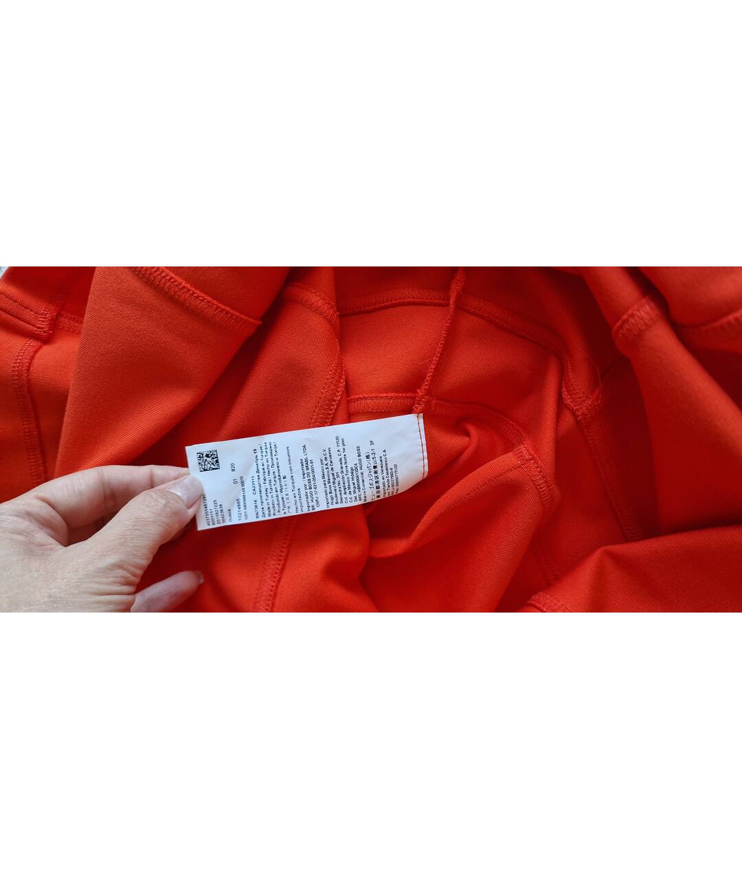 HUGO BOSS Коралловое повседневное платье, фото 9