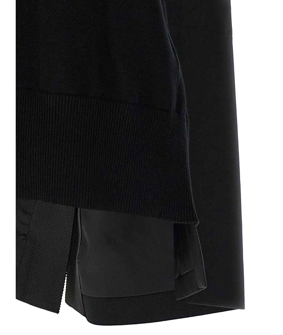 SACAI Черная хлопковая жилетка, фото 4