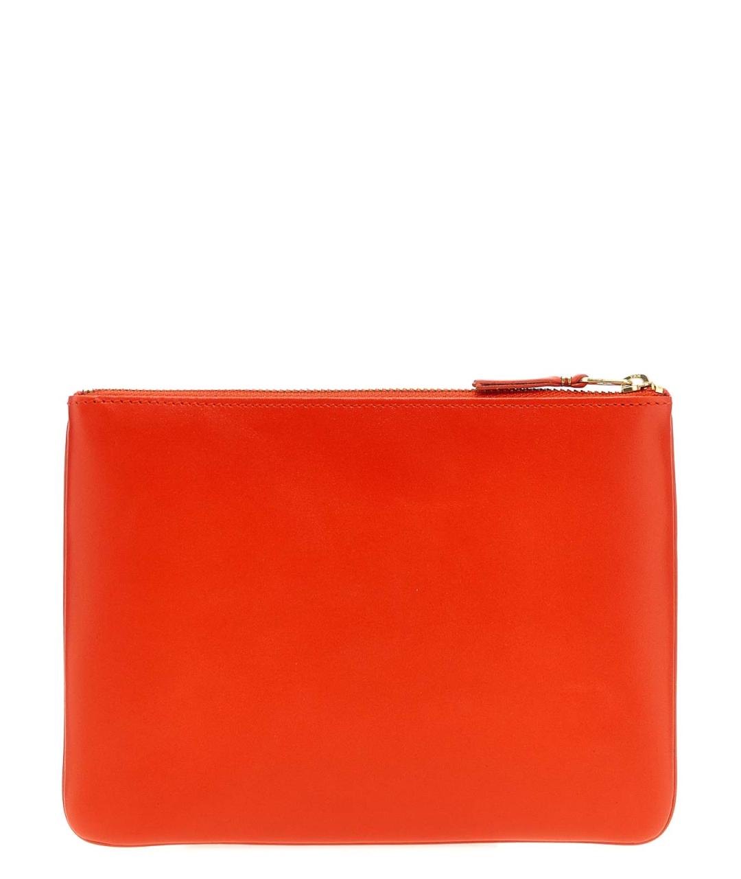COMME DES GARÇONS WALLET Оранжевый кожаный кошелек, фото 2