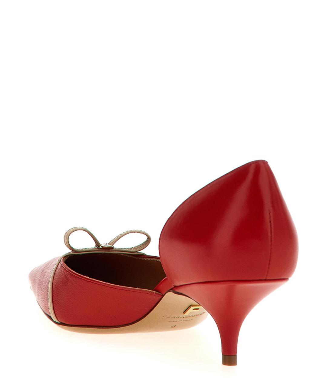FERRAGAMO Красные кожаные туфли, фото 3