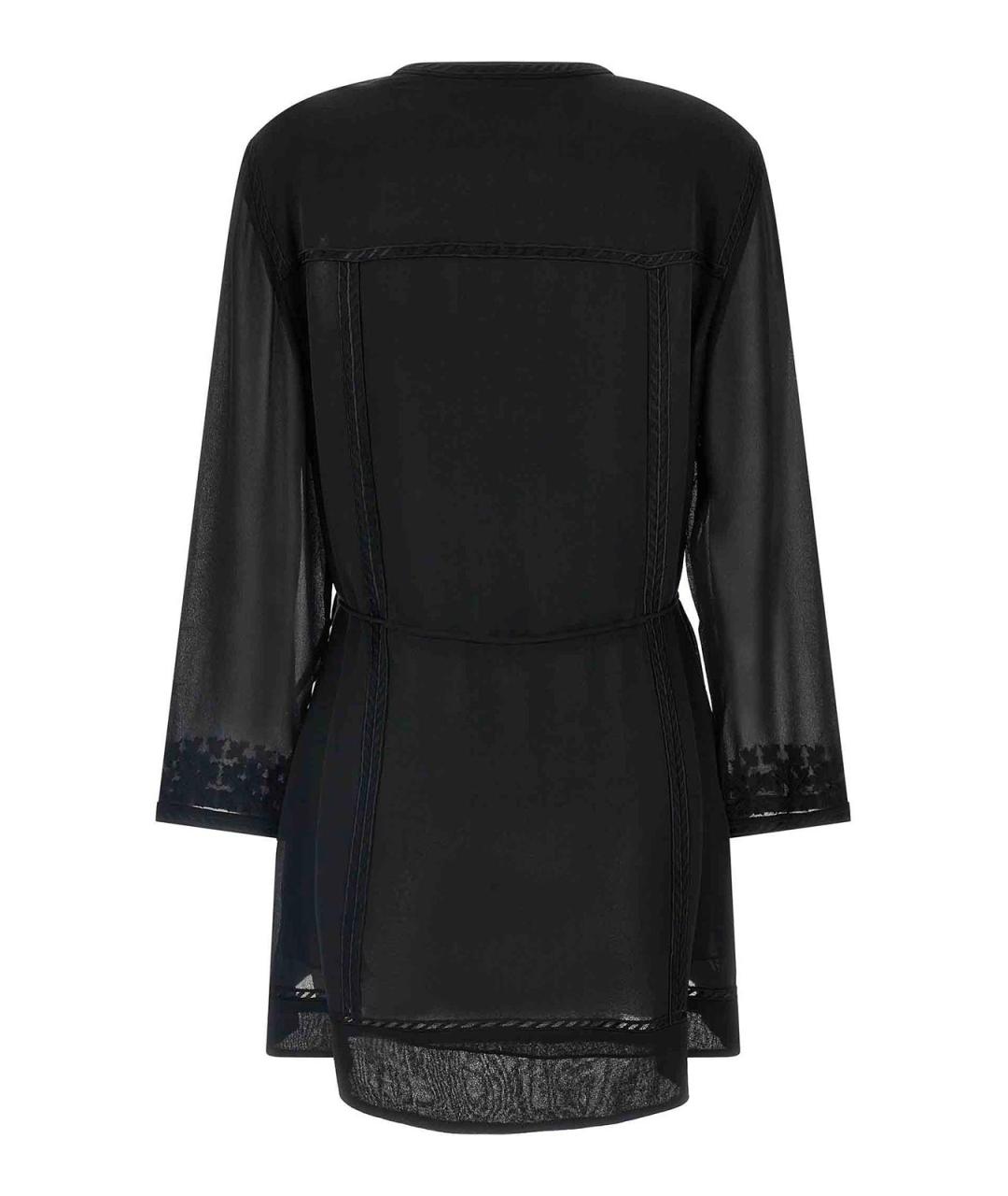 ISABEL MARANT Черное шелковое повседневное платье, фото 2