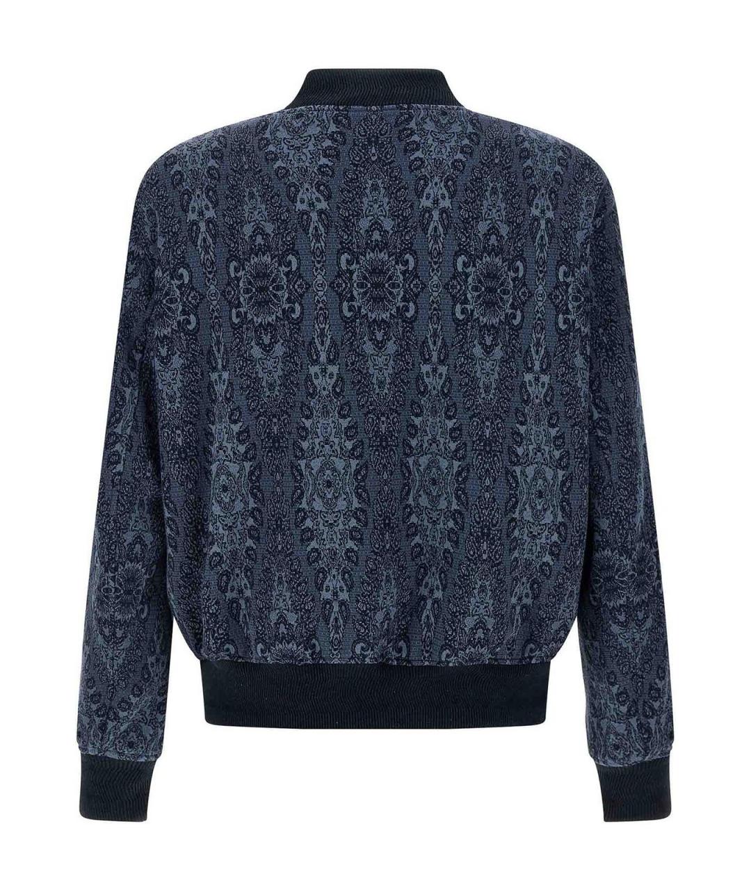 ETRO Темно-синяя хлопковая куртка, фото 2
