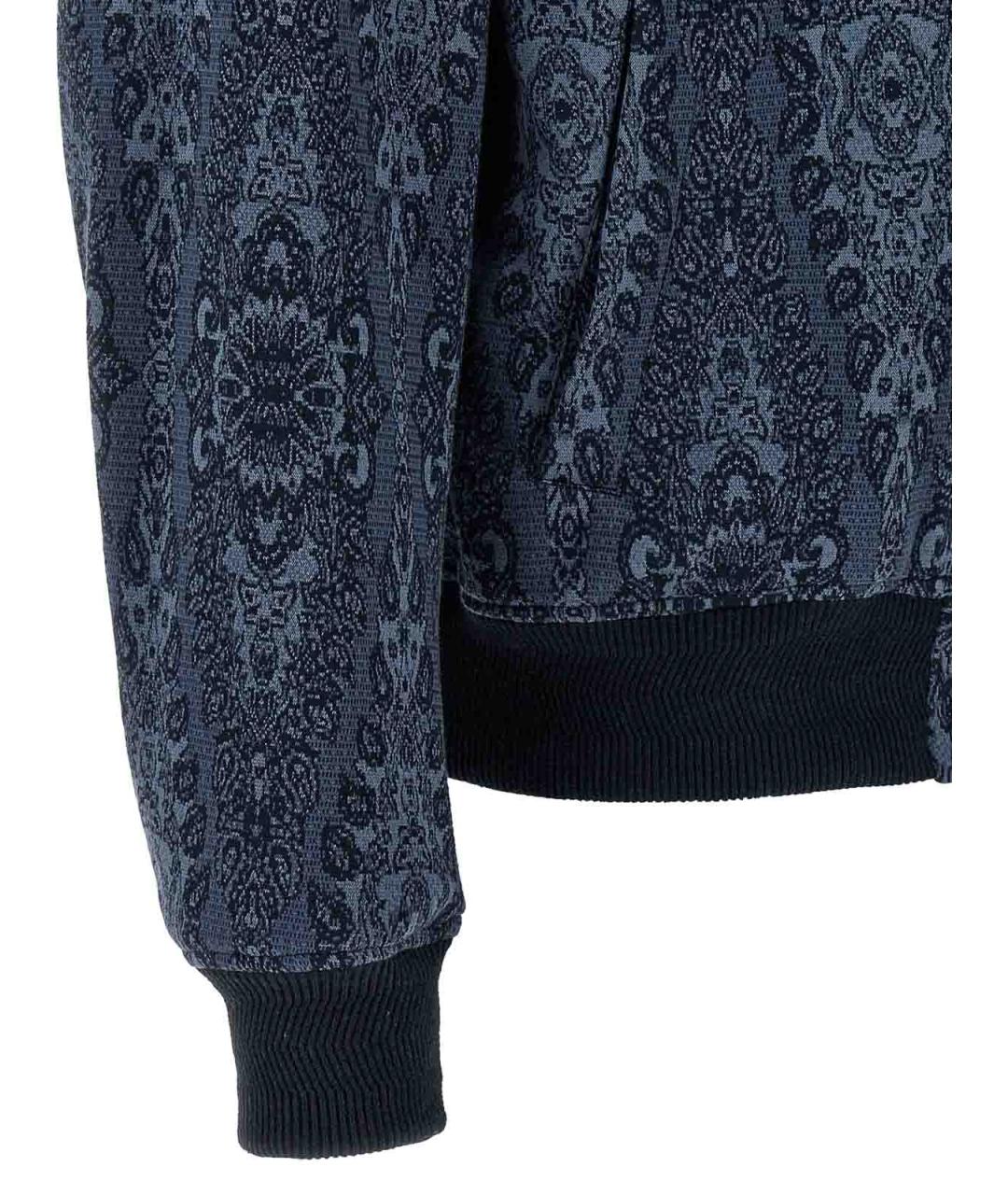 ETRO Темно-синяя хлопковая куртка, фото 4