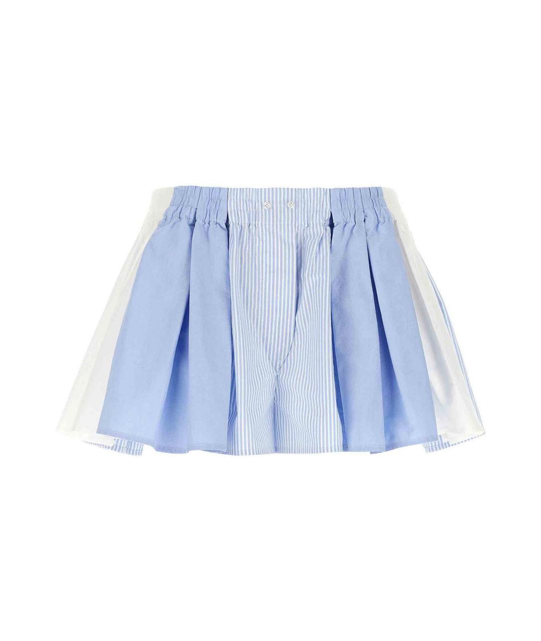 ALEXANDER WANG Синие хлопковые шорты, фото 1